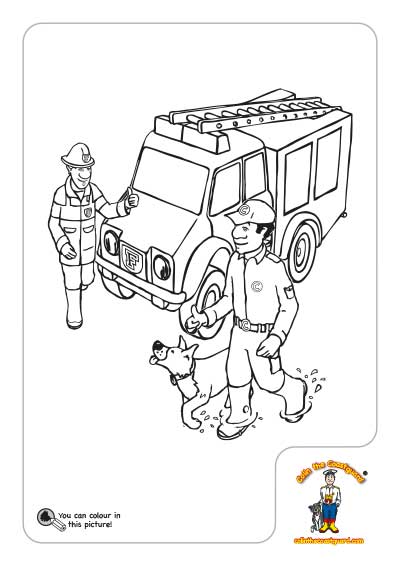 Colin and Embers colouring in picture download