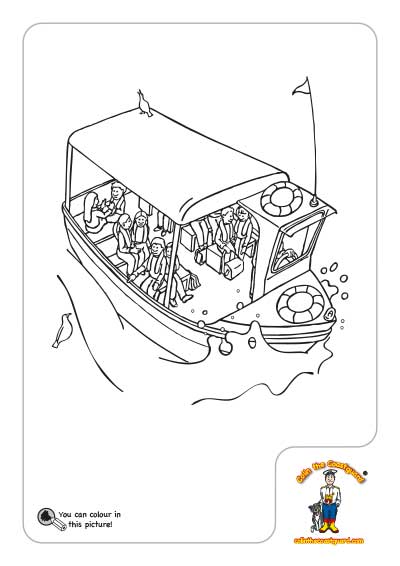 Ferry boat colouring in picture download