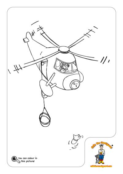Helicopter colouring in picture download