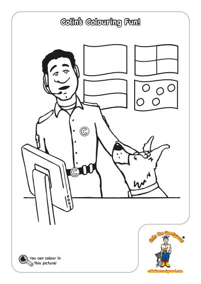 Safety flags colouring in picture download
