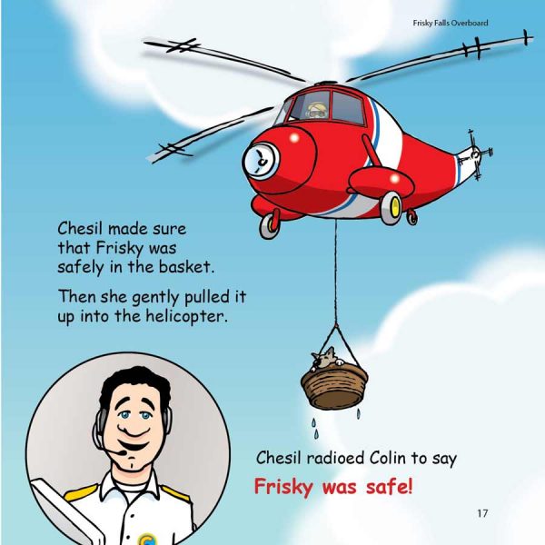 Colin the Coastguard - Frisky Falls Overboard page example