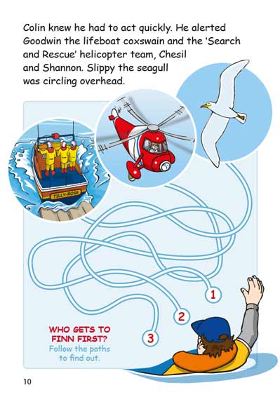 HM Coastguard activity book puzzle page